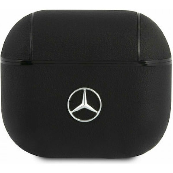 Mercedes-Benz Leather Case Black (Apple AirPods 3) 
